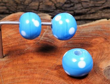 turquoise dot bead