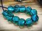 Preview: bead set 10 + 1 sea green transparent