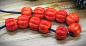 Preview: bead set 10 + 1 carrot red