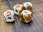 Preview: eye bead ivory amber brown