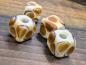 Preview: eye bead ivory amber brown