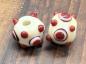 Preview: eye bead ivory red brown