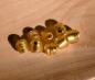 Preview: Glass bead clear glass gold foil