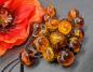 Preview: Glass Button Gold