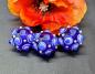 Preview: eye bead blue white cobalt