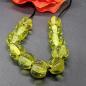 Preview: bead set 10 + 1 apple yellow transparent