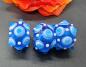 Preview: eye bead Turquoise, white