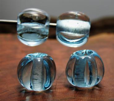light teal melon bead