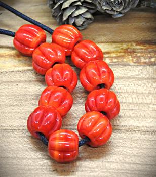 Perlenset 10 + 1 karottenrot