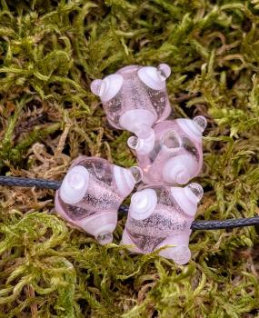 Augenperle pink transparent