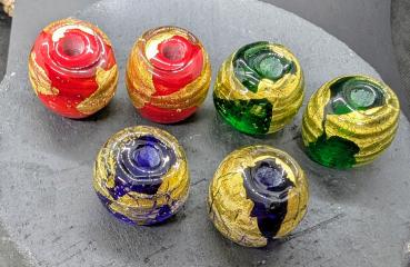 Preview: Goldfolienperle