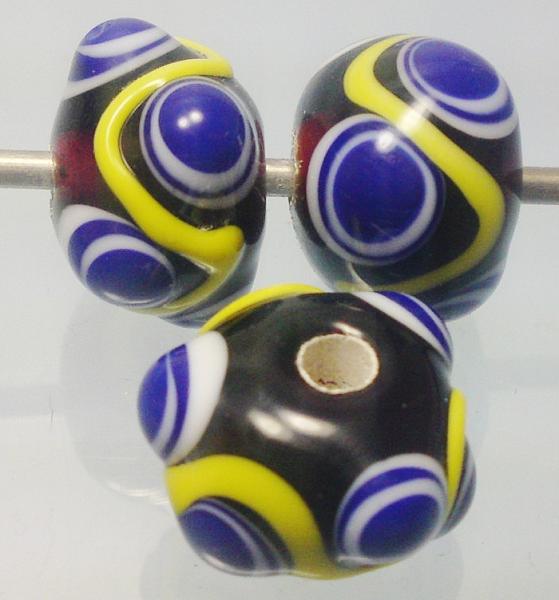 Eyebead dark-topaz
