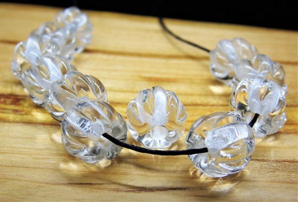 clear melon bead set 10 + 1