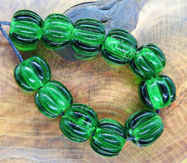 bead set emerald 10 + 1