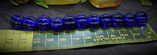 cobalt blue bead set 10 + 1