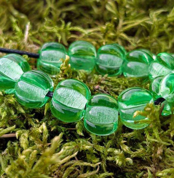 bead set 10 + 1 neon green