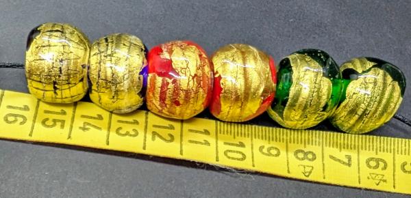 Goldfolienperle